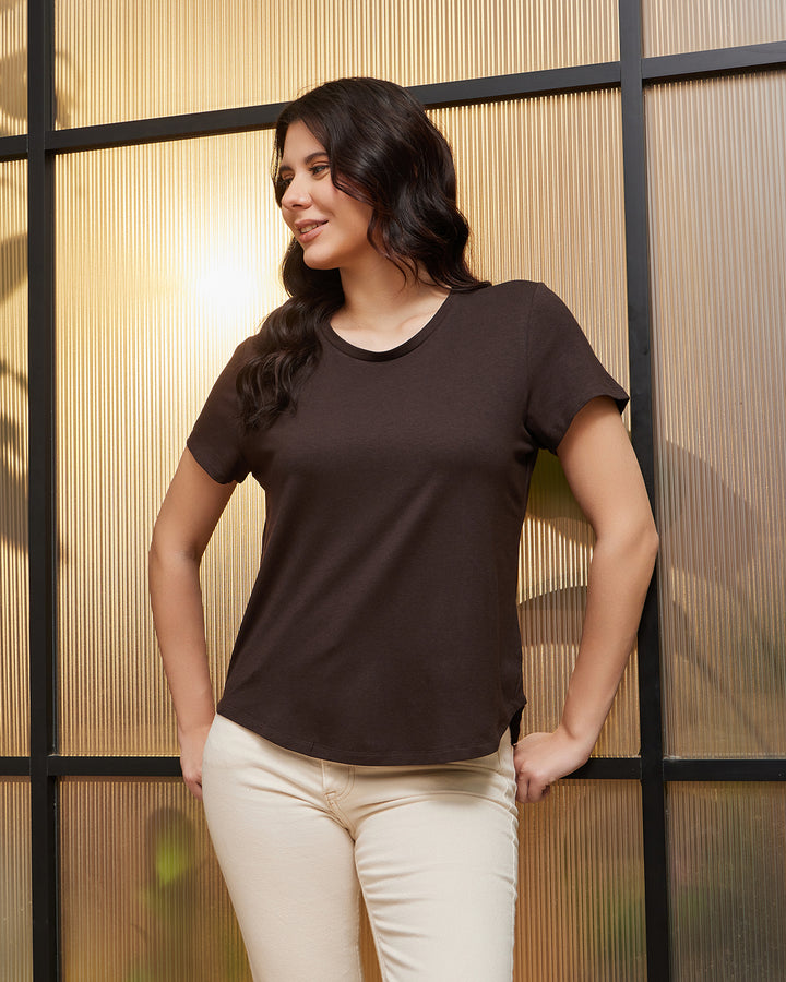Choco Luxe Bamboo Crew Neck