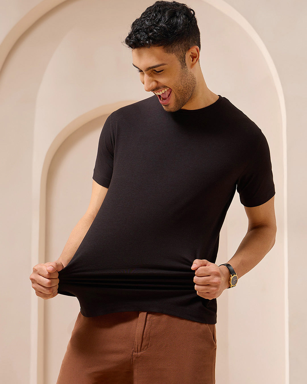 Noir - Bamboo Crew Neck