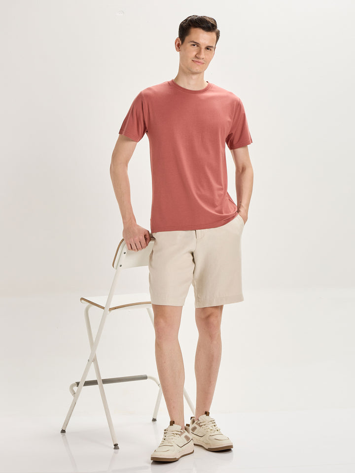 Wild Sienna Bamboo Crew Neck