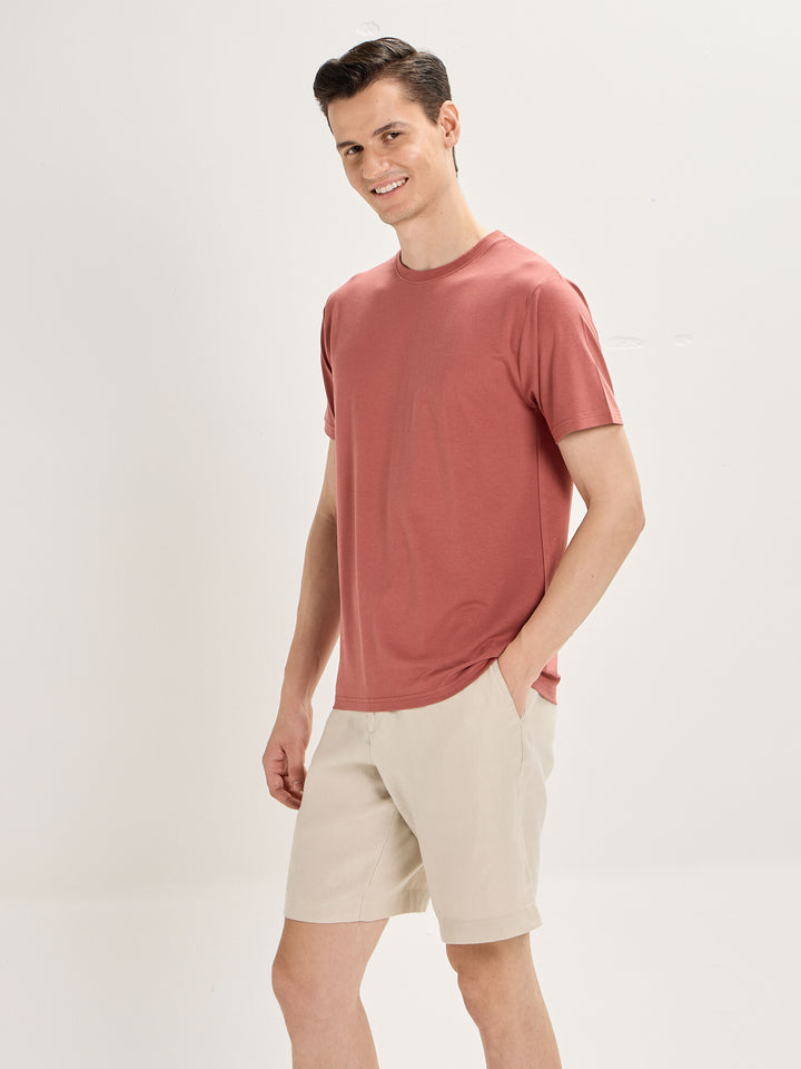 Wild Sienna Bamboo Crew Neck