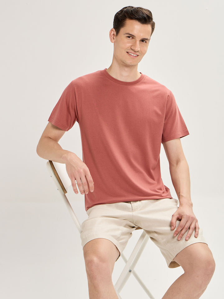 Wild Sienna Bamboo Crew Neck