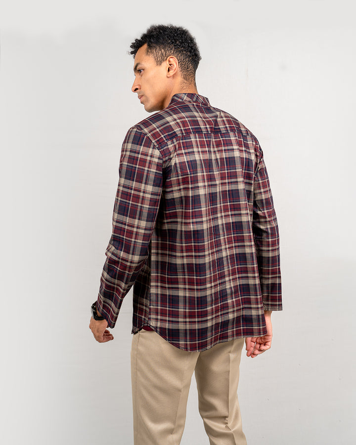 Modern stylish zipper front shirt for men, Stylish and functional zipper front shirt for men, combining modern design with comfort, casual wear