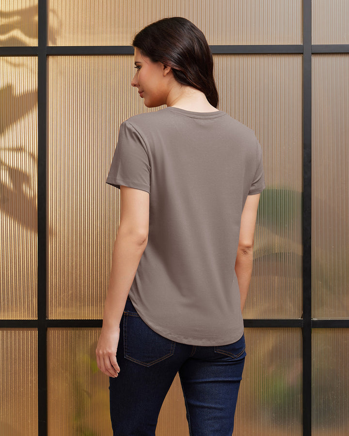 Rabbit Trail Bamboo Crew Neck