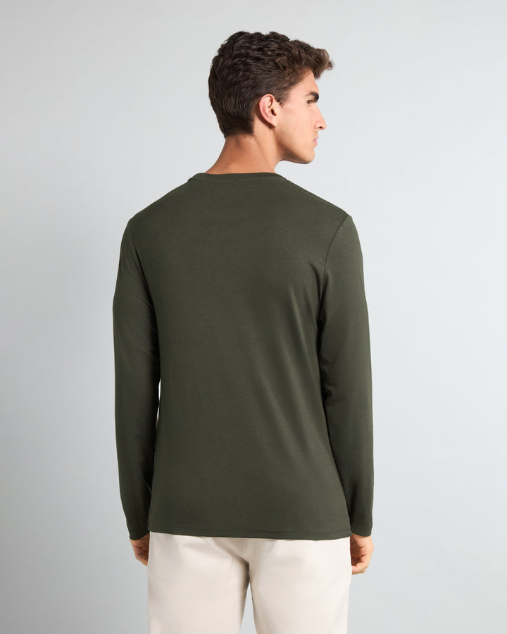 Camo Olive Bamboo Full-sleeve