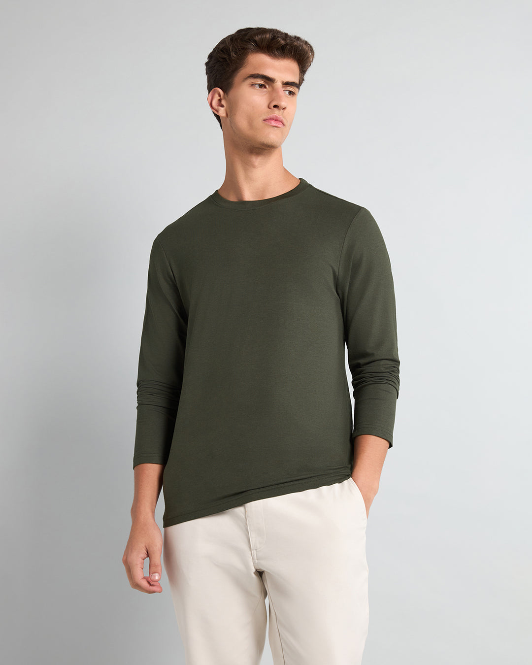 Camo Olive Bamboo Full-sleeve