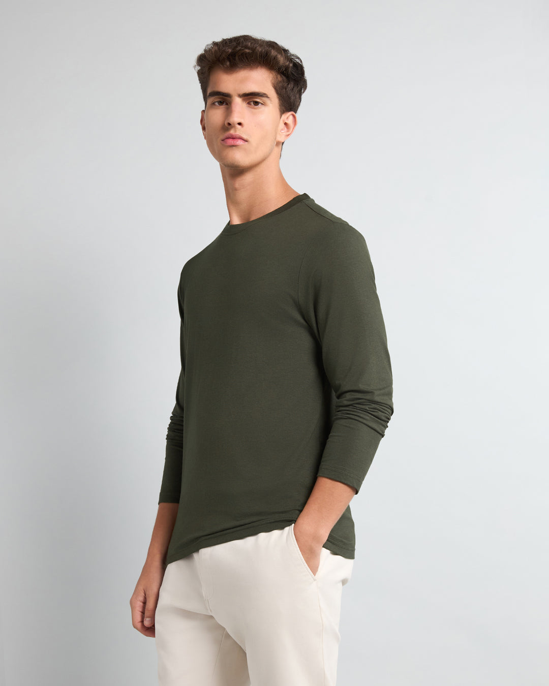 Camo Olive Bamboo Full-sleeve