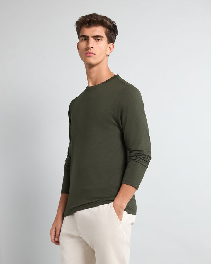 Camo Olive Bamboo Full-sleeve