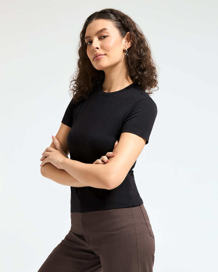 Bamboo Classic Crew - Ebony