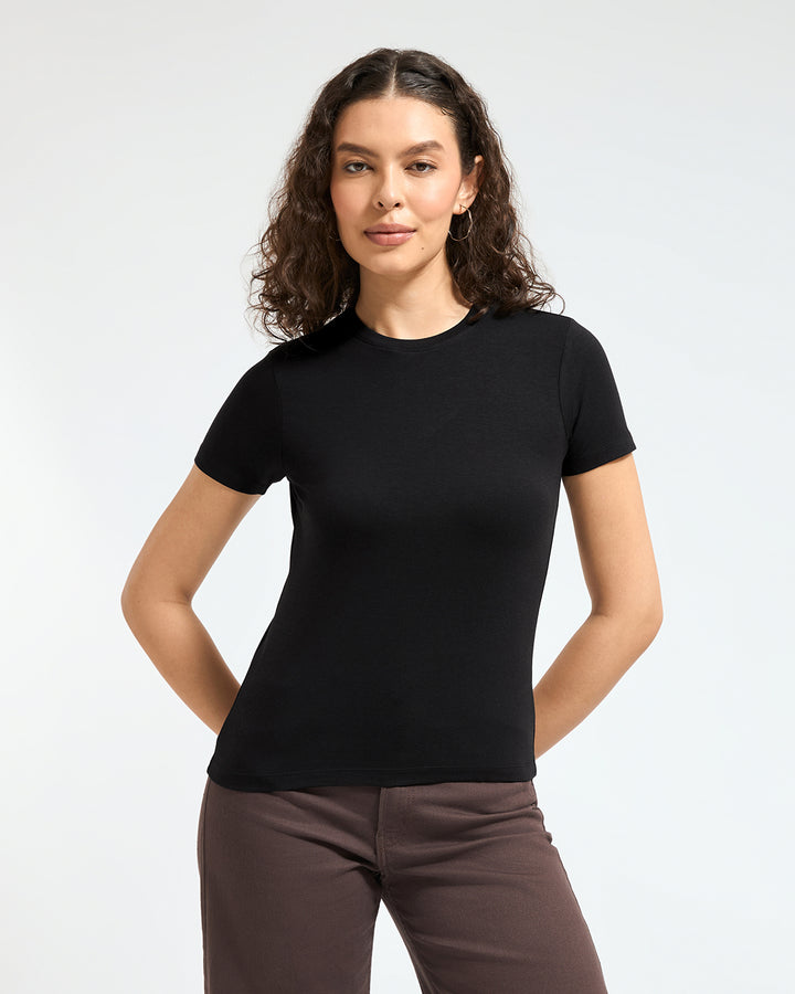 Bamboo Classic Crew - Ebony