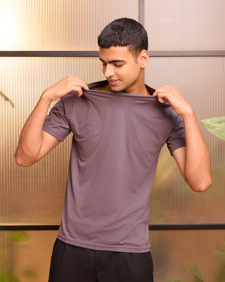Sepia Bamboo Crew Neck