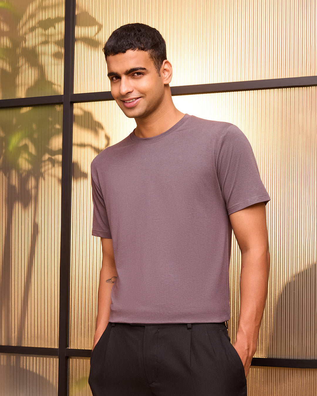 Sepia Bamboo Crew Neck
