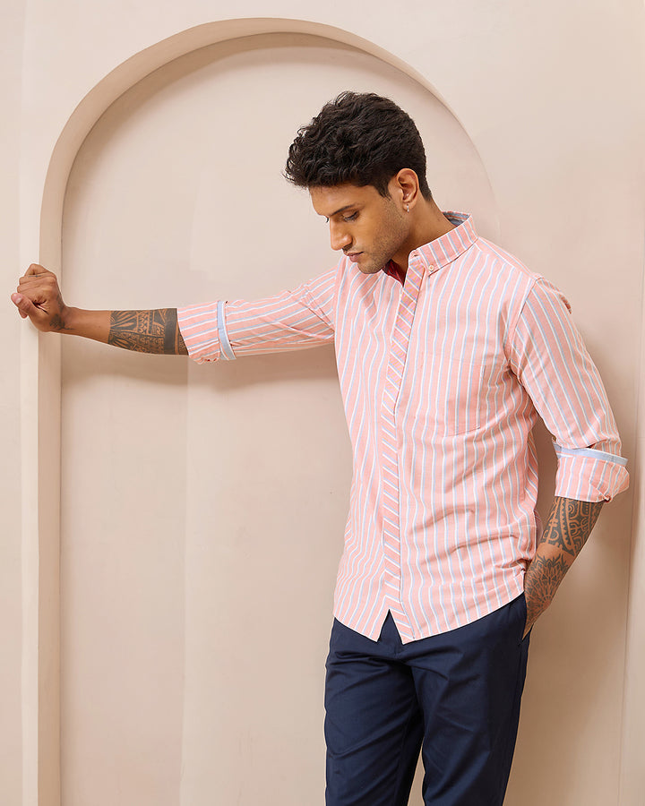 Peach - Oxford Shirt