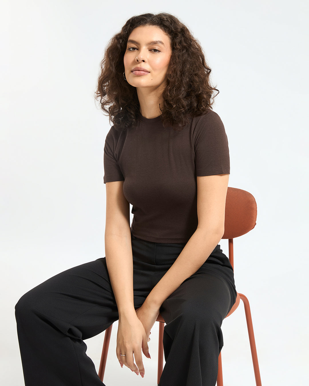 Bamboo Crop Top - Choco Luxe