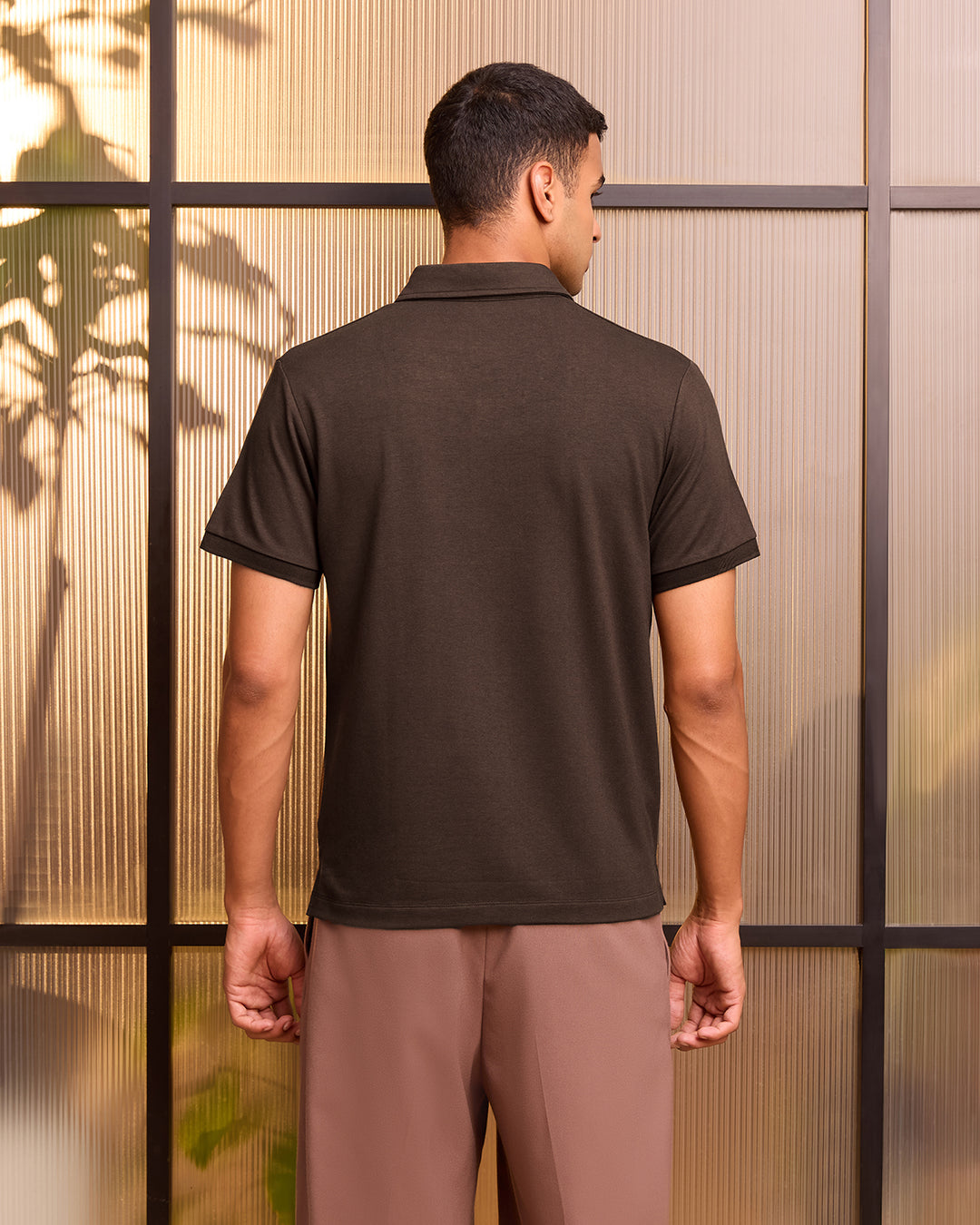 Espresso Bamboo Polo