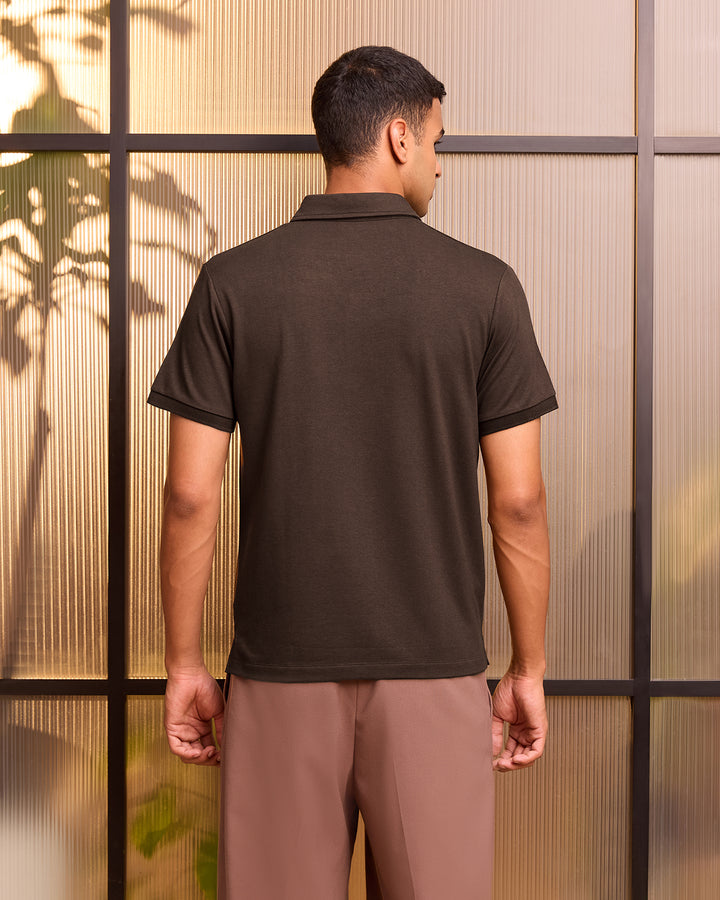 Espresso Bamboo Polo