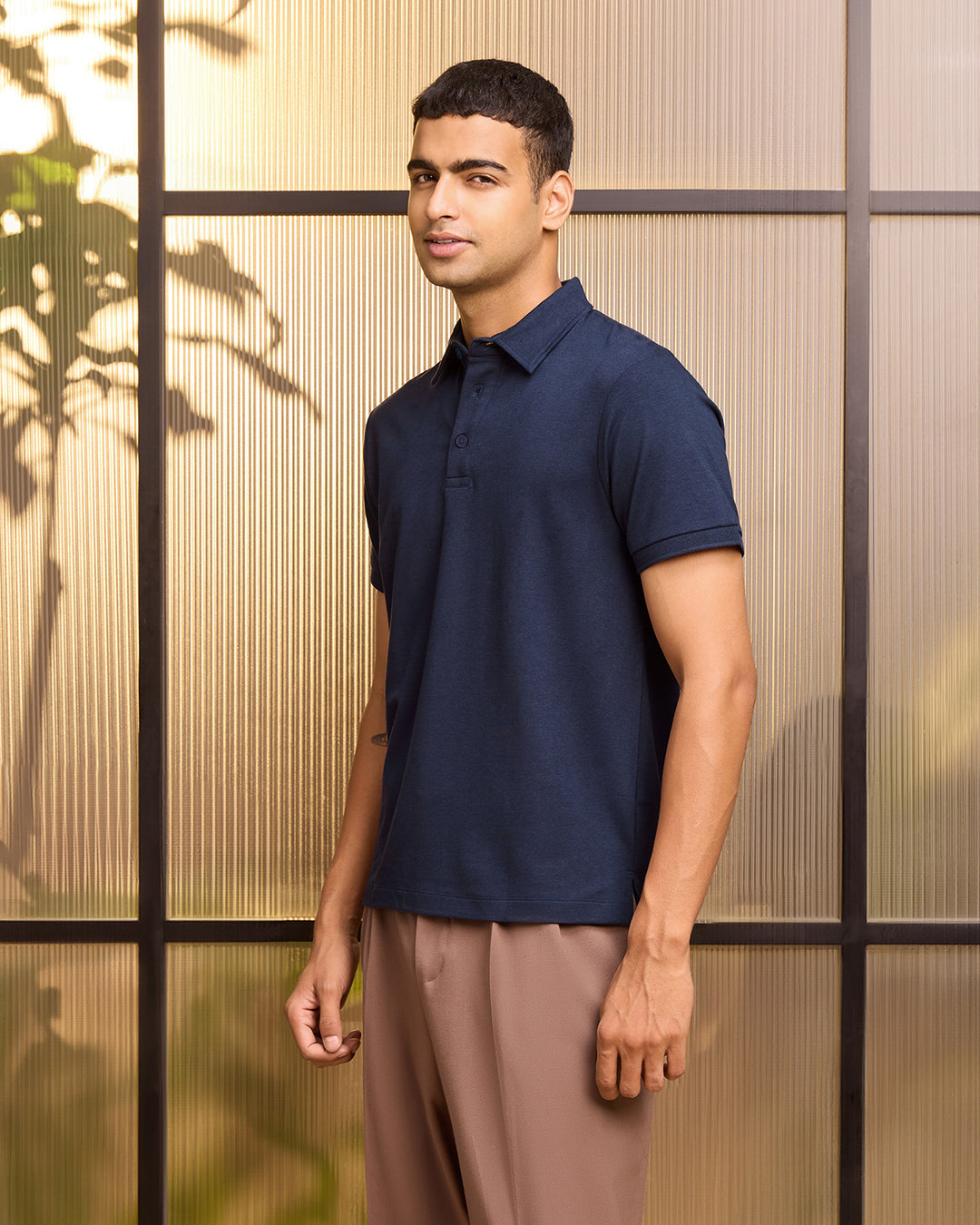 Blue Luxe Bamboo Polo