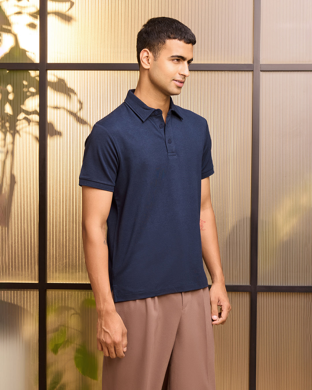 Blue Luxe Bamboo Polo