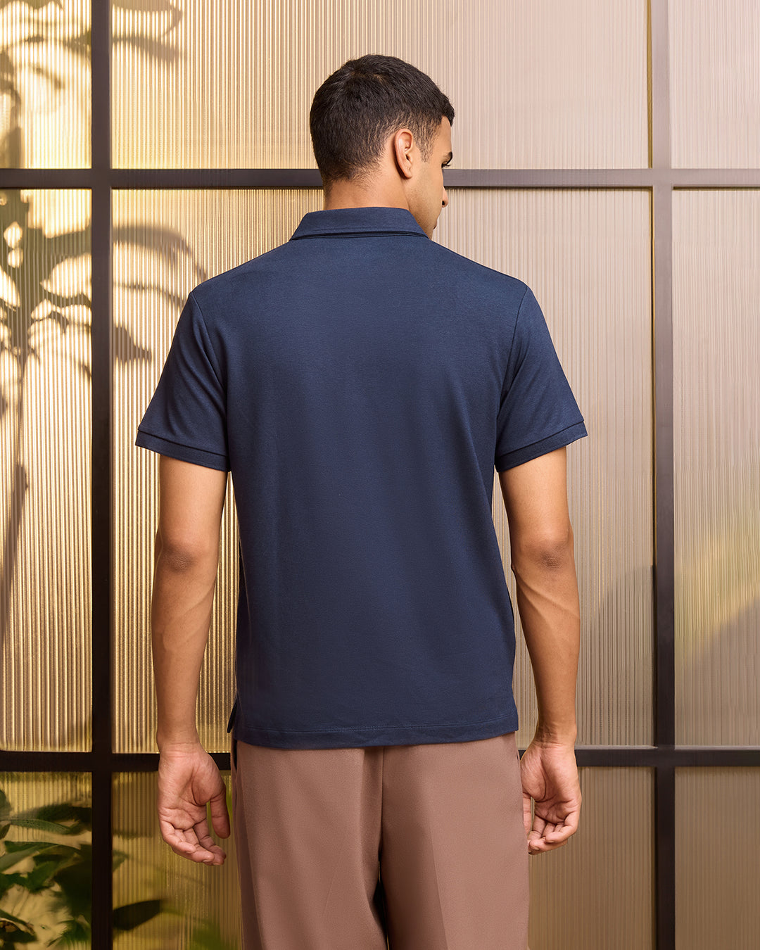 Blue Luxe Bamboo Polo