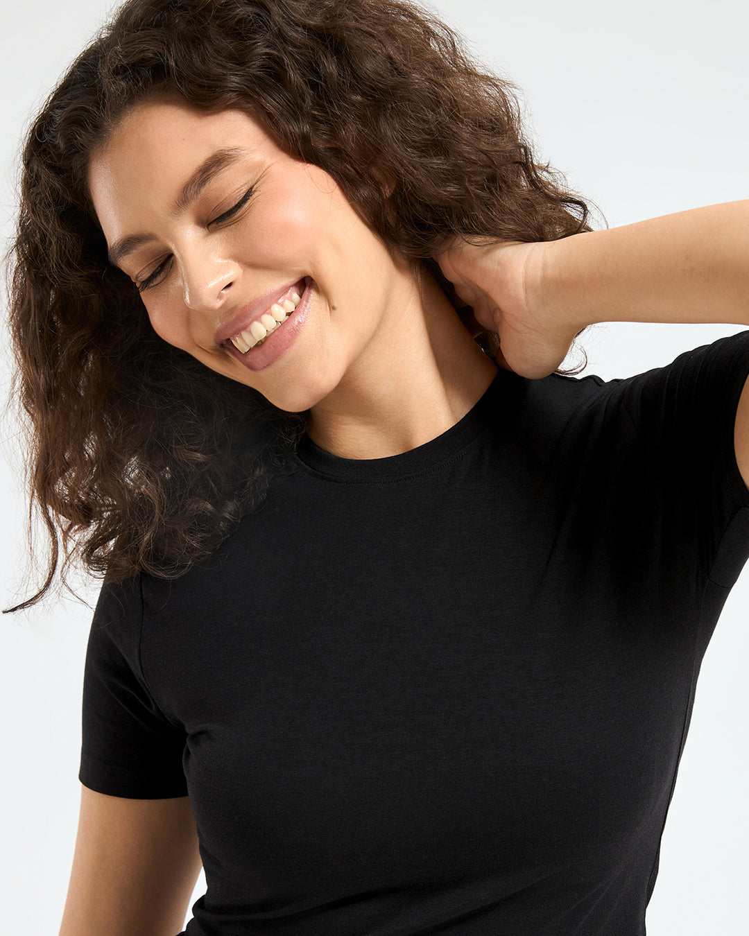 Bamboo Crop Top - Ebony