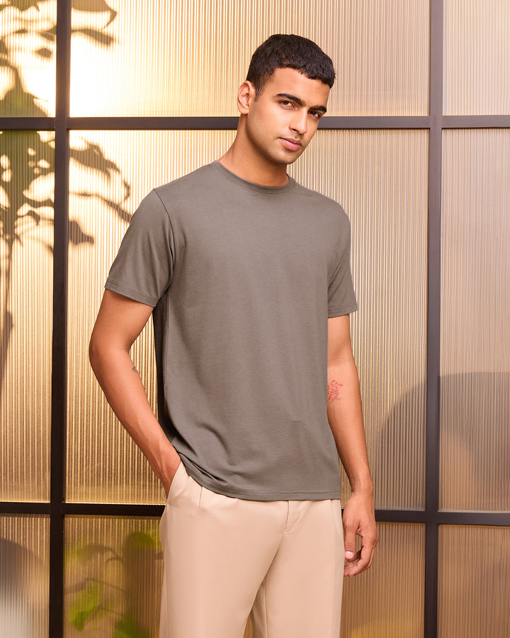 Brownstone Bamboo Crew Neck