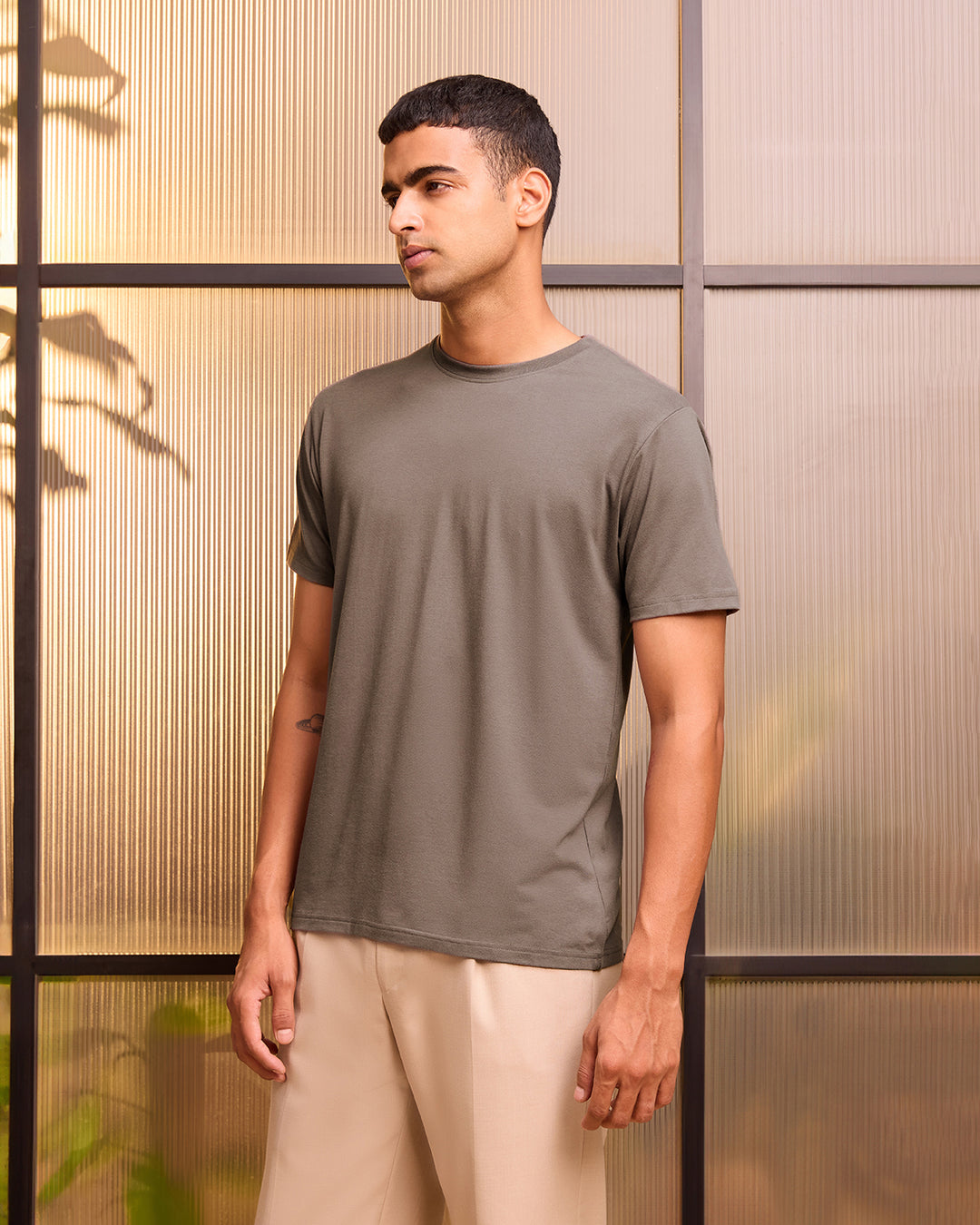 Brownstone Bamboo Crew Neck