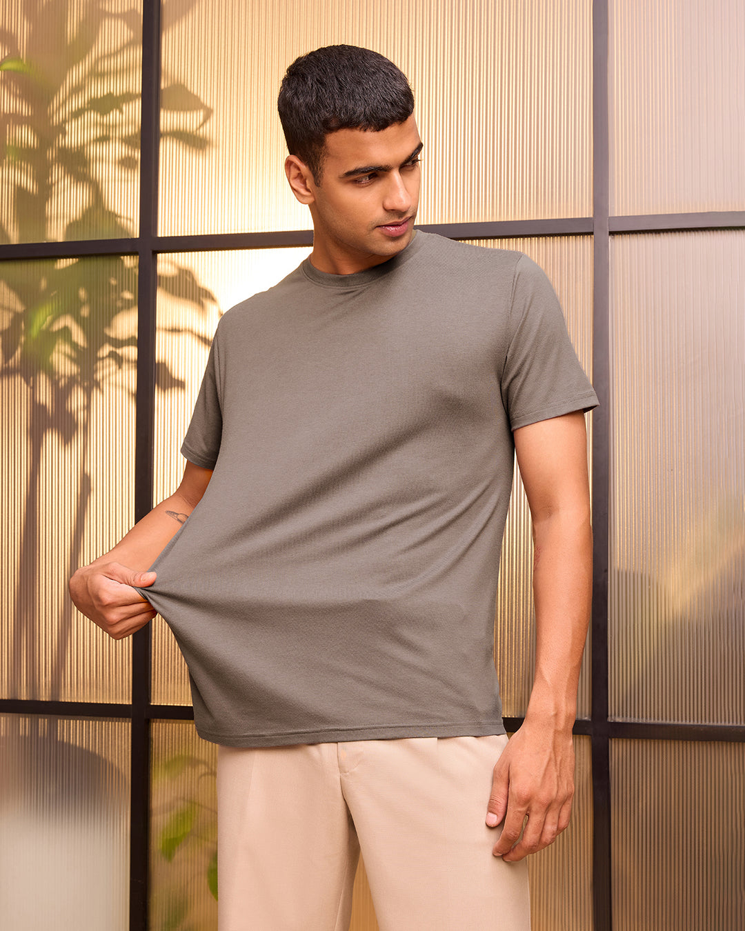 Brownstone Bamboo Crew Neck