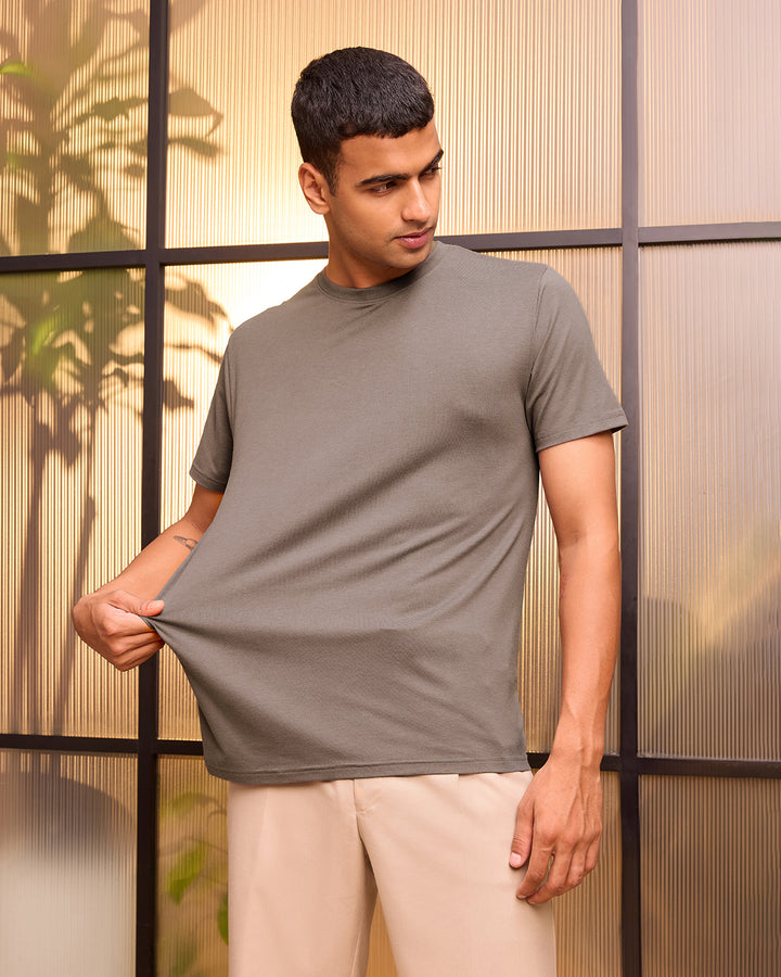 Brownstone Bamboo Crew Neck