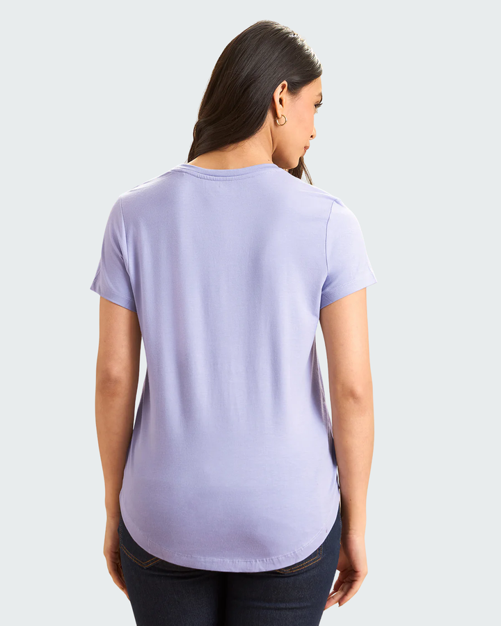Bamboo Lounge T-Shirt - Thistle