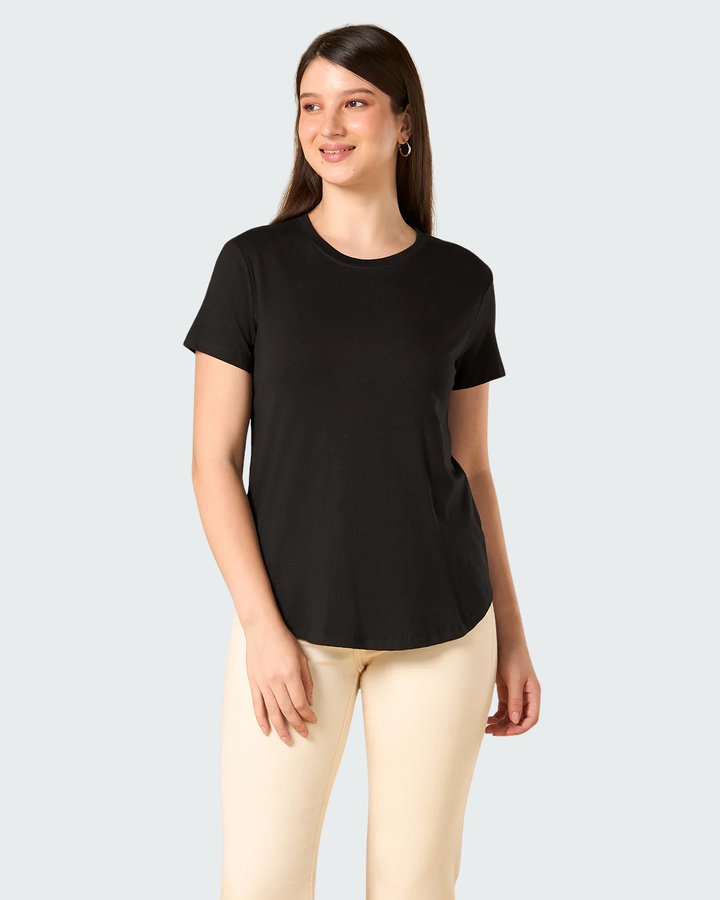Bamboo Lounge T-Shirt - Ebony