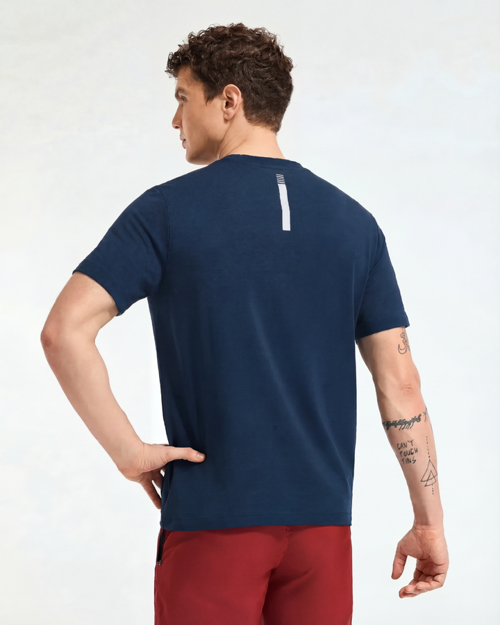 Bamboo Performance T-Shirt - Deep Ocean