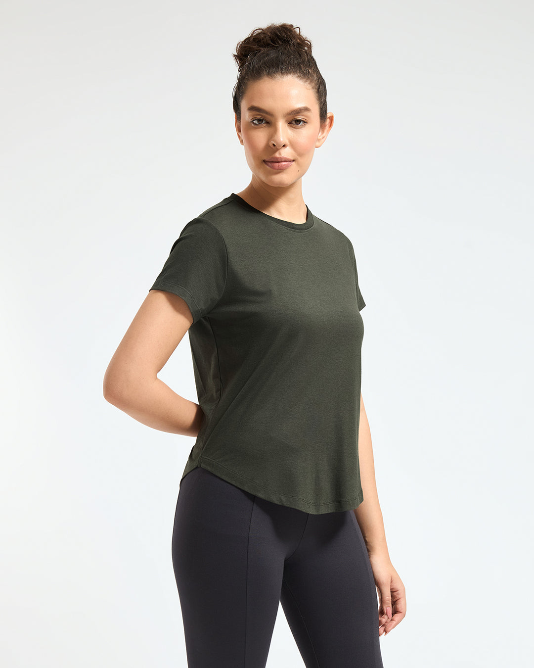 Bamboo Lounge T-Shirt - Muted Moss