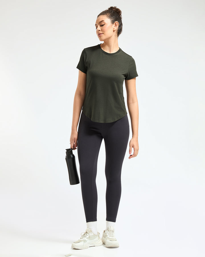 Bamboo Lounge T-Shirt - Muted Moss