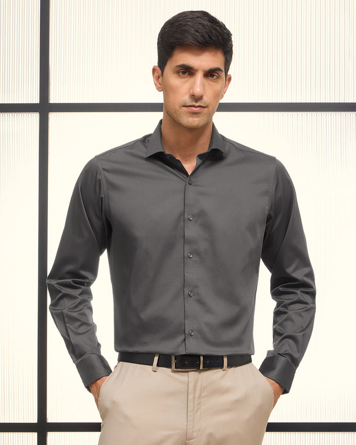 Platinum - Satin Stretch Fit Shirt