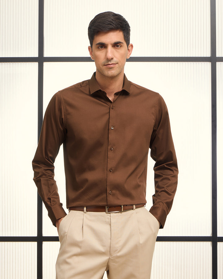 Hot Fudge - Satin Stretch Fit Shirt