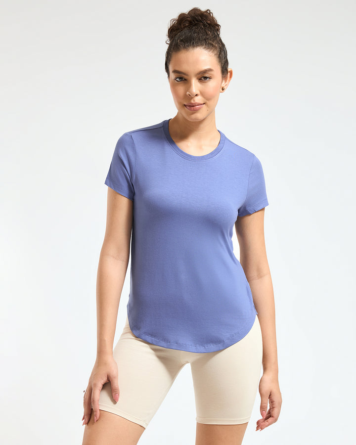 Bamboo Lounge T-Shirt - Orchid