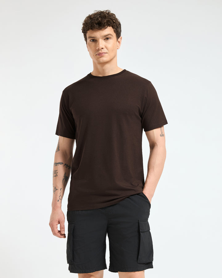 Bamboo Crew Neck - Cocoa