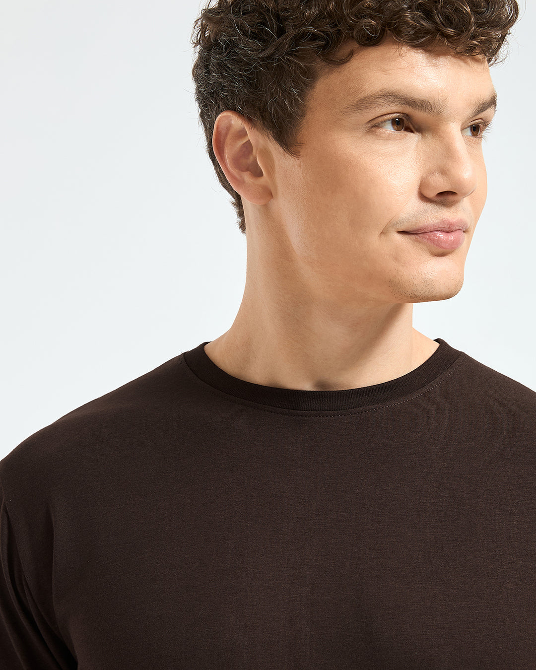 Bamboo Crew Neck - Cocoa