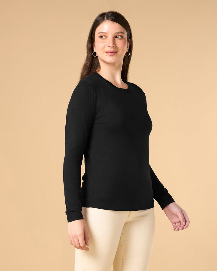 Ebony Bamboo Full-sleeve