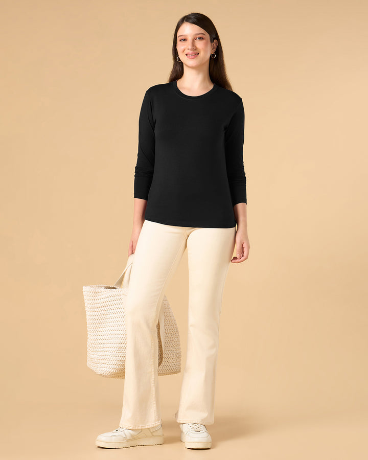 Ebony Bamboo Full-sleeve