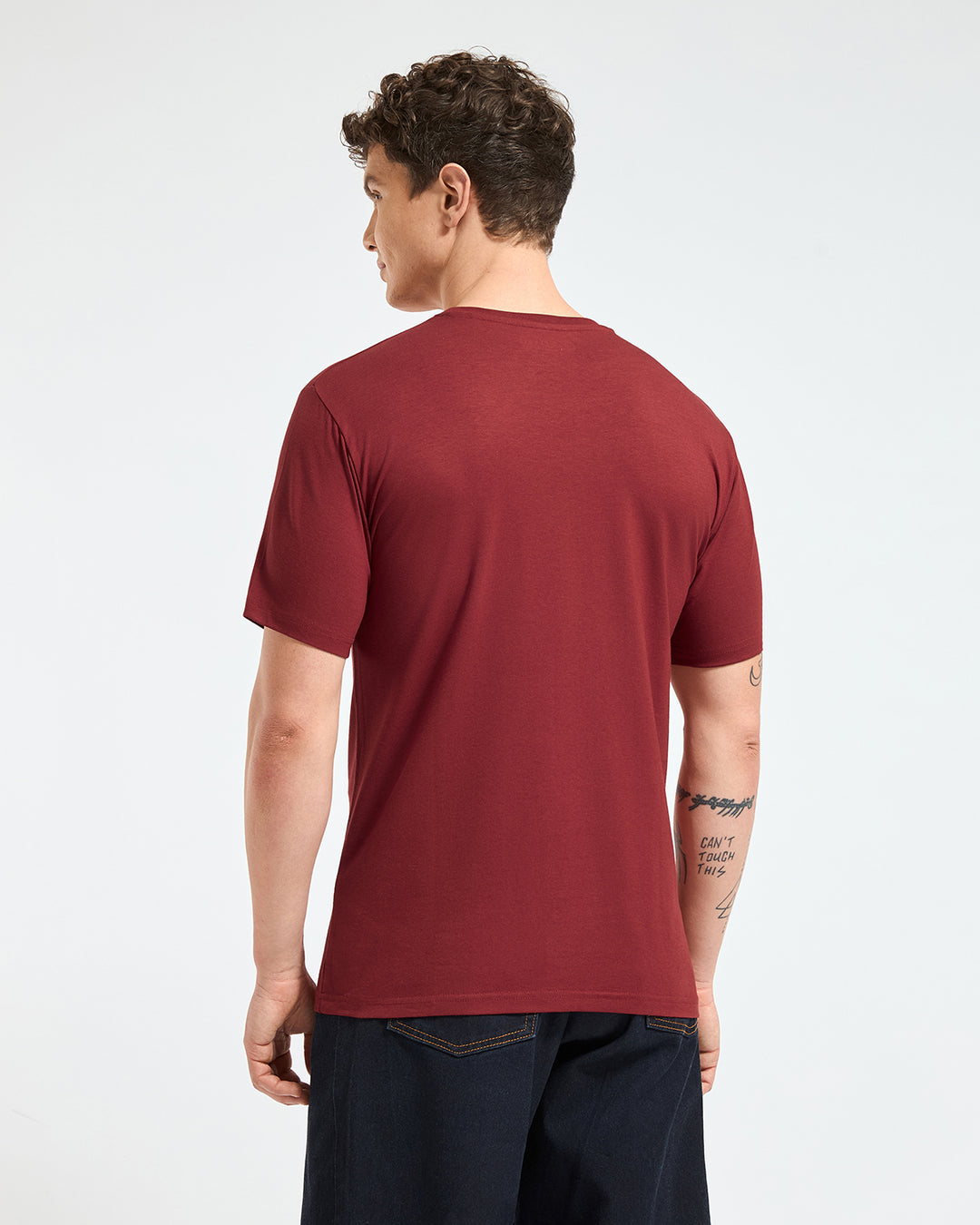 Bamboo Crew Neck - Mulberry