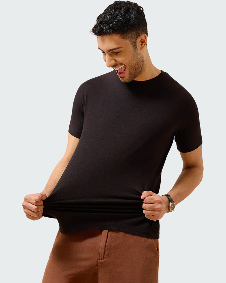 Bamboo Crew Neck - Noir