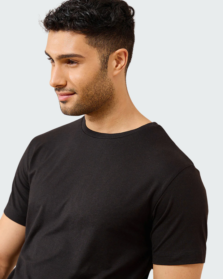 Bamboo Crew Neck - Noir