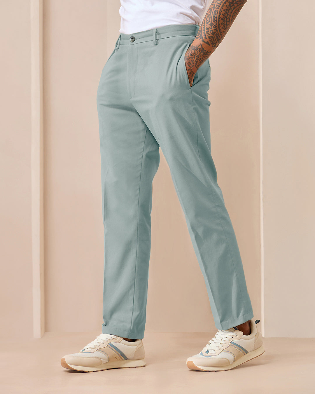 Aqua Breeze Comfort Fit Cotton Chinos