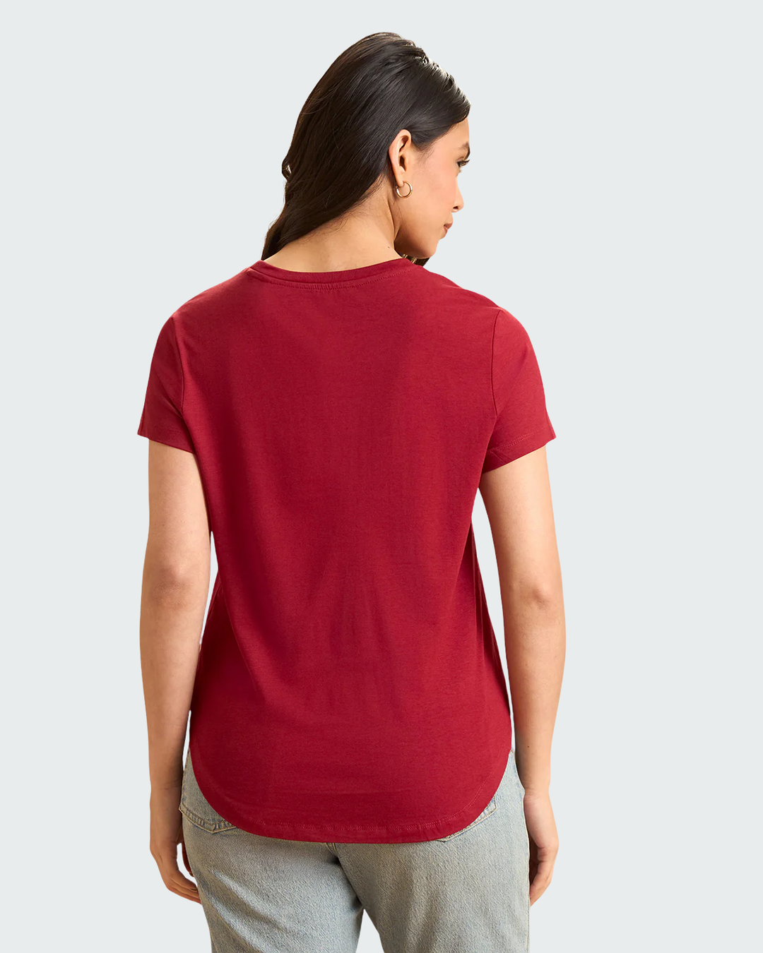 Bamboo Lounge T-Shirt - Cherry