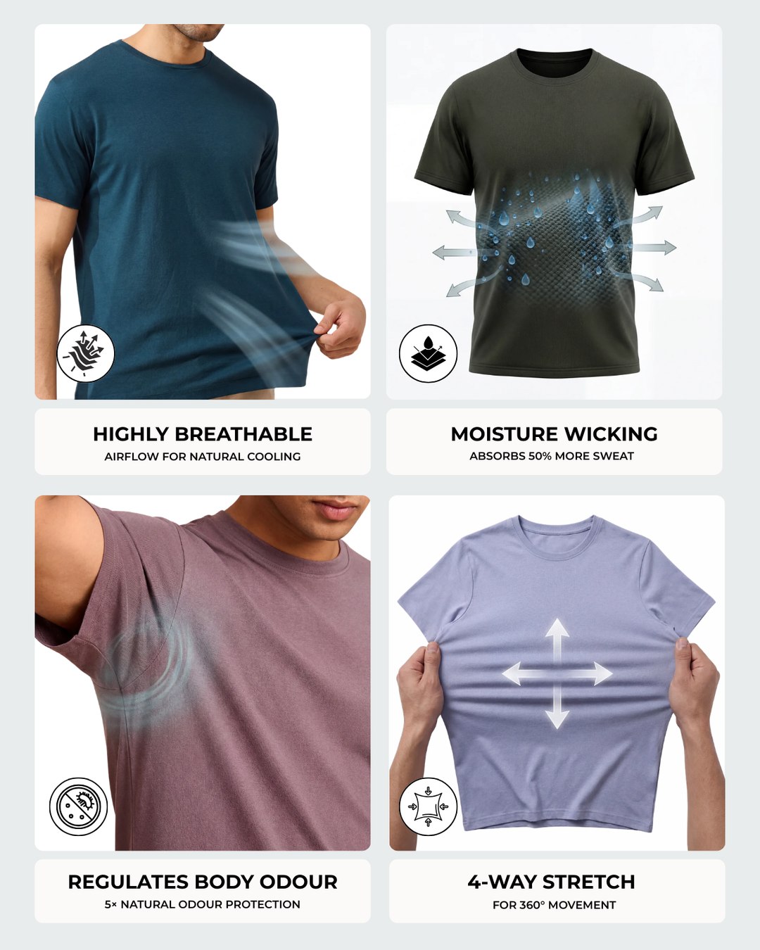 Bamboo Crew Neck - Claret