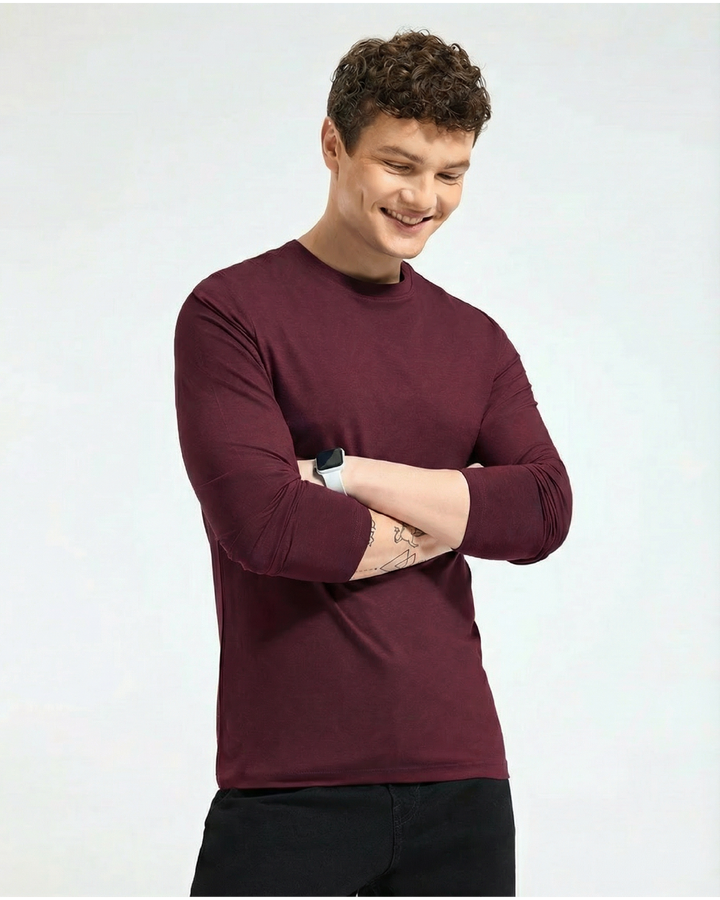 Bamboo Full-sleeve - Claret