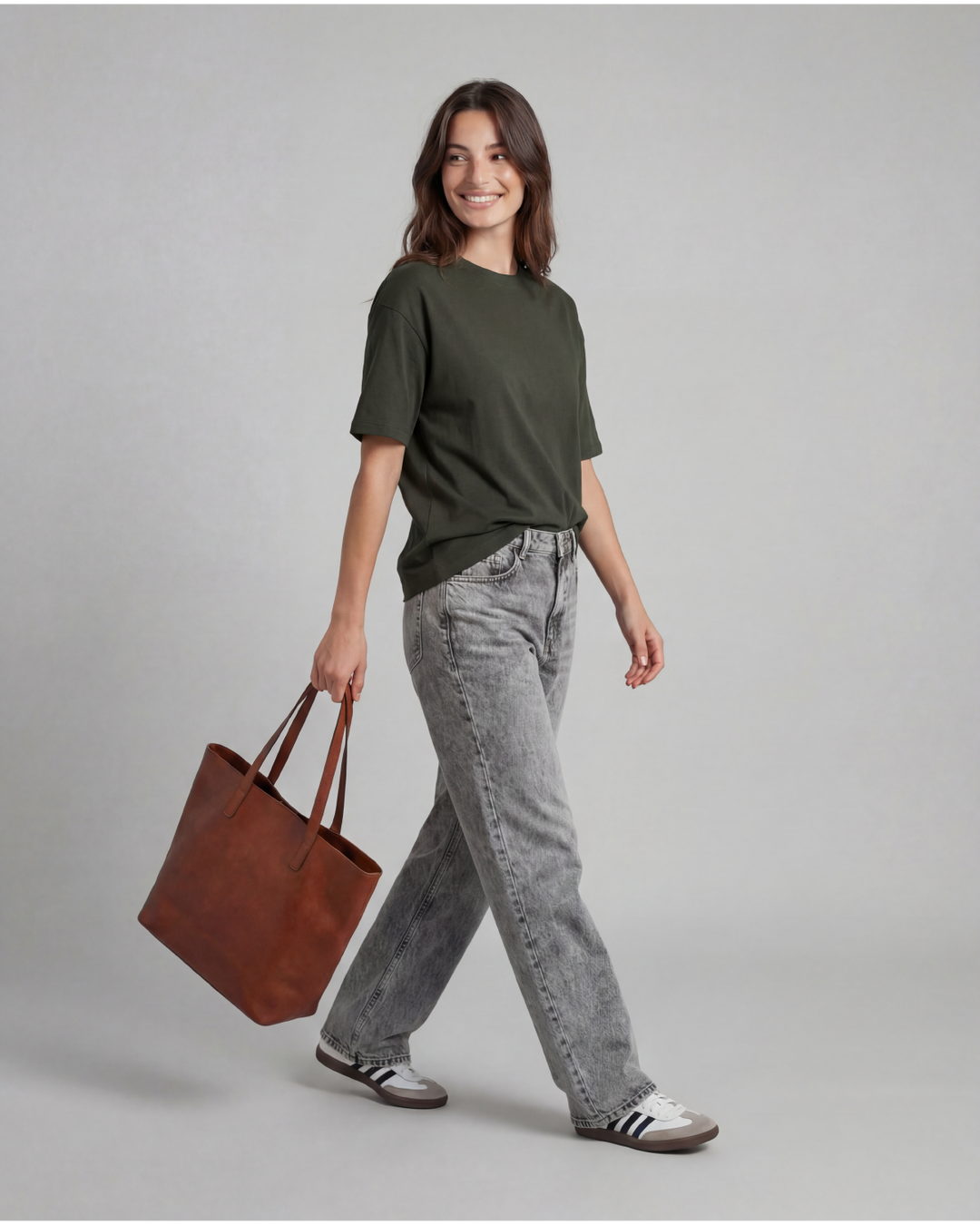 Bamboo Oversized - Muted Moss