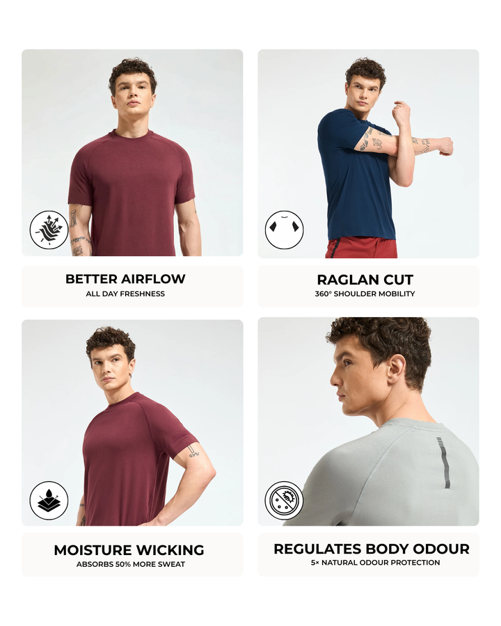 Bamboo Performance T-Shirt - Mocha