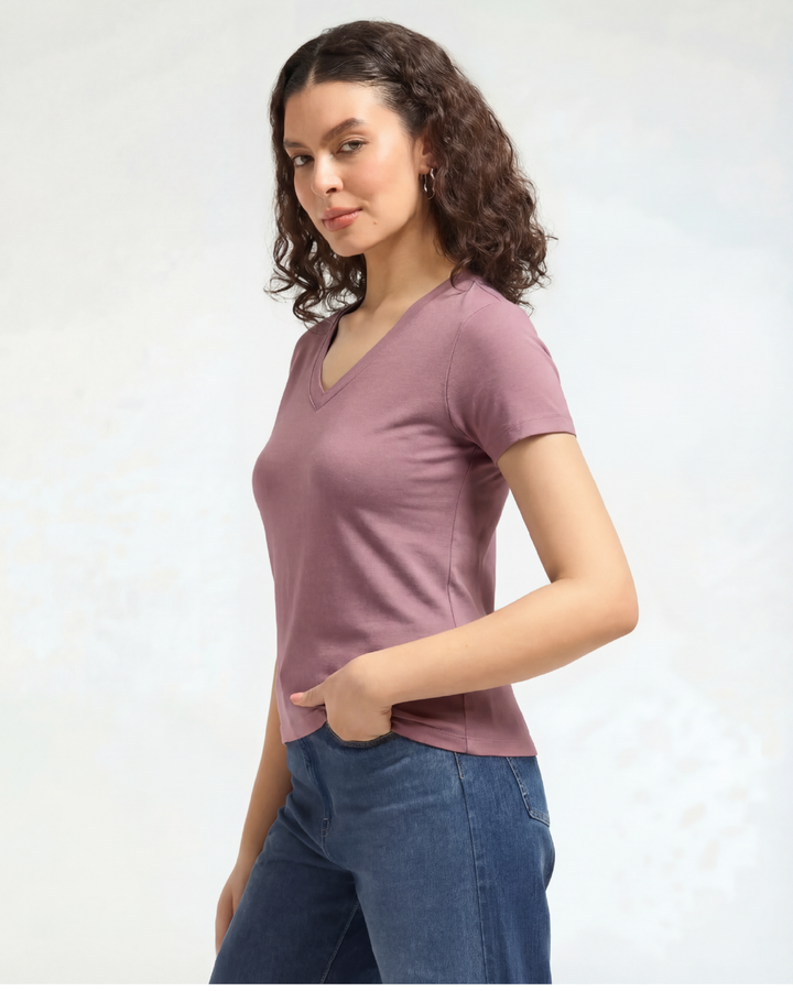 Bamboo V-Neck - Lavine