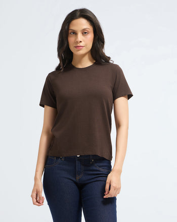 Bamboo Classic Crew - Choco Luxe